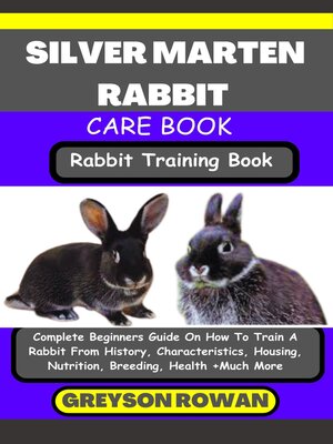 cover image of SILVER MARTEN RABBIT CARE BOOK   Rabbit Training Book